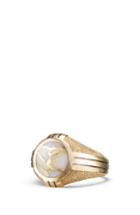 Men's David Yurman Southwest 18k Gold Signet Ring