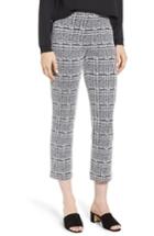 Women's Michael Michael Kors Plaid Cigarette Pants - Black