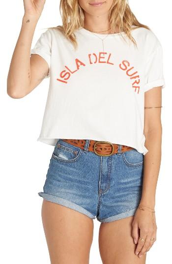 Women's Billabong Crop Boyfriend Tee