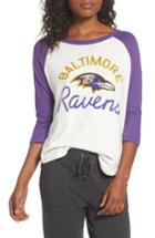 Women's Junk Food Nfl Baltimore Ravens Raglan Tee