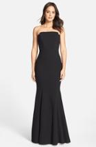 Women's Jill Jill Stuart Notched Strapless Gown - Black