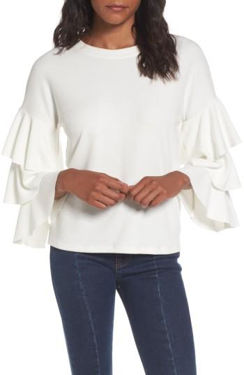 Women's Leith Tiered Ruffle Sleeve Tee