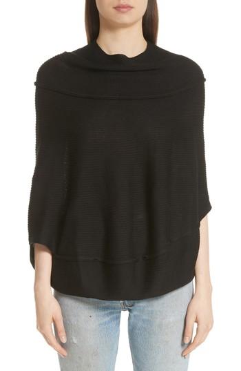Women's Junya Watanabe Ribbed Dolman Sweater - Black