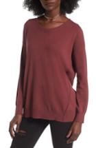 Women's Dreamers By Debut Forward Seam Tunic Sweater - Burgundy