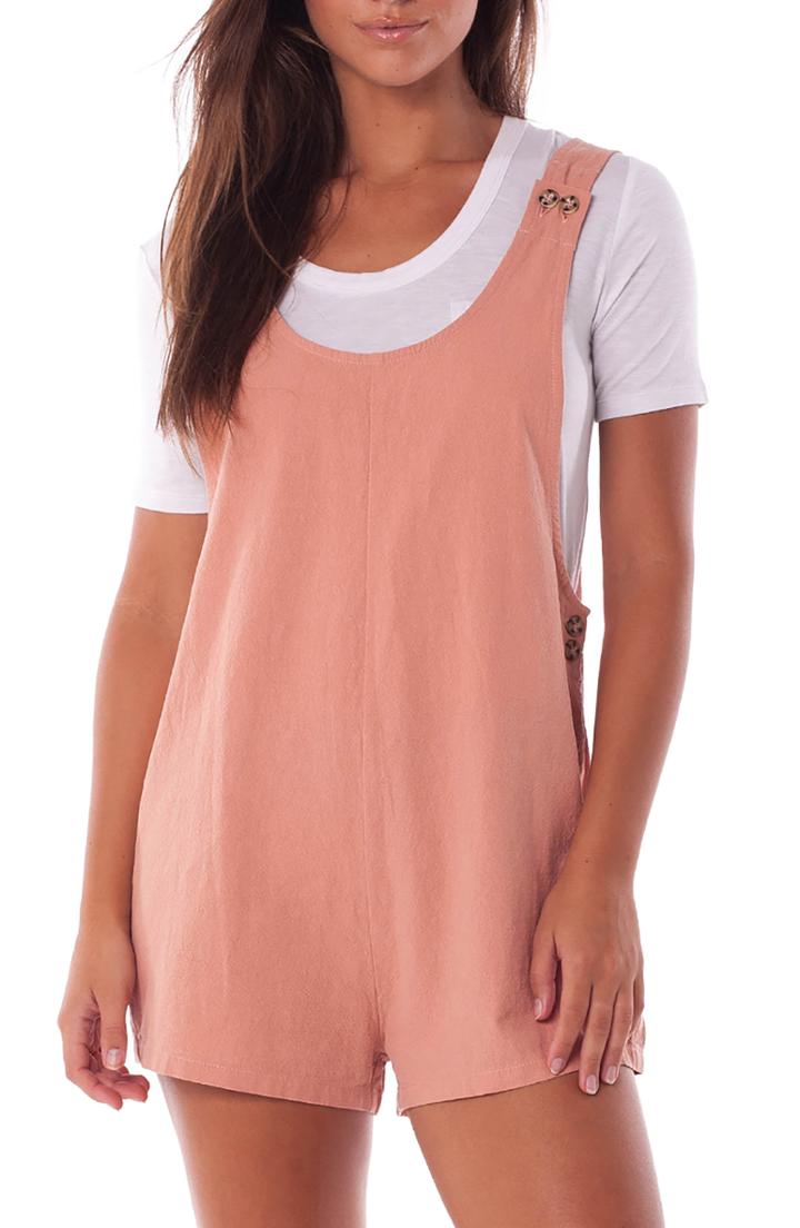 Women's Rhythm Portugal Jumpsuit Cover-up - Coral