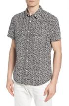 Men's Ag Nash Regular Fit Short Sleeve Sport Shirt - Black