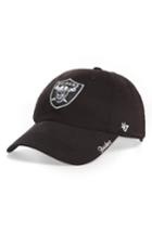 Women's '47 Miata Clean Up Oakland Raiders Ball Cap - Black