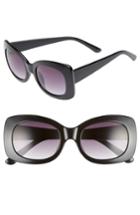 Women's Bp. 53mm Square Sunglasses - Black/ Black
