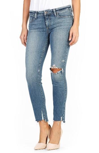 Women's Paige Skyline Ankle Peg Skinny Jeans - Blue