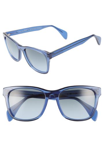 Women's Odlr X Morgenthal Frederics Jo 55mm Cat Eye Sunglasses - Navy