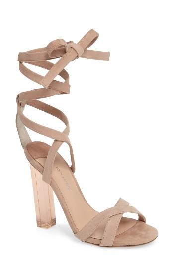 Women's Tony Bianco Komma Translucent Heel Sandal .5 M - Beige