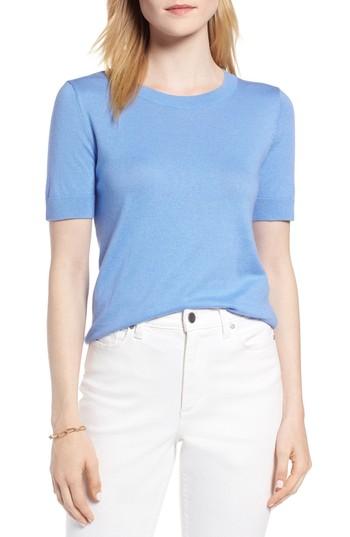 Petite Women's 1901 Crewneck Sweater P - Blue
