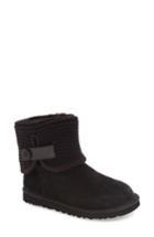 Women's Ugg Shaina Knit Cuff Bootie M - Black