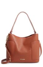 Steve Madden Studded Faux Leather Hobo - Brown