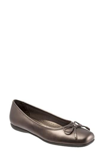 Women's Trotters 'sante' Flat .5 N - Metallic