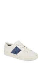 Women's Tory Burch Carter Glitter Sneaker M - White
