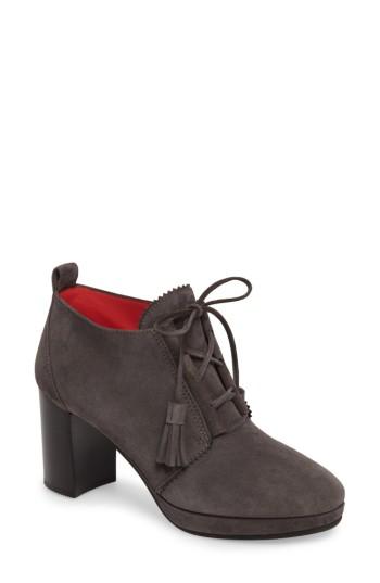 Women's Pas De Rouge Lace-up Platform Bootie Us / 36eu - Grey