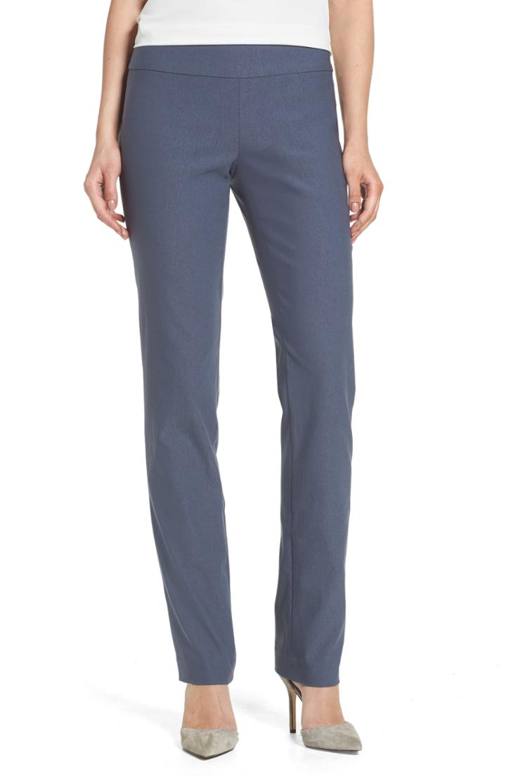 Women's Nic+zoe Wonderstretch Straight Leg Pants - Grey