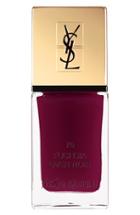 Yves Saint Laurent 'vinyl - La Laque Couture' Nail Lacquer - 75 Fuchsia Over Noir