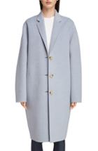 Women's Acne Studios Double Wool & Cashmere Coat Us / 34 Eu - Blue