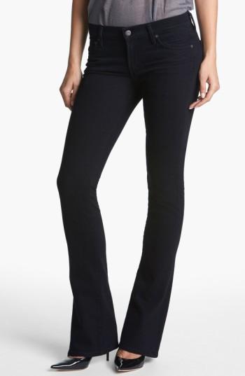 Women's Citizens Of Humanity 'emmanuelle' Slim Bootcut Jeans - Black