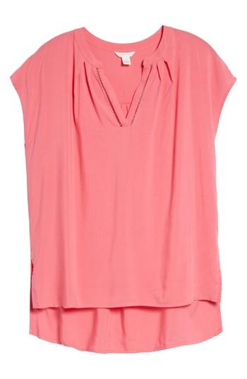 Women's Caslon High/low Woven Top