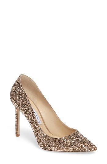 Women's Jimmy Choo Romy Pump Us / 38eu - Beige