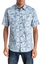 Men's Quiksilver Waterman Collection Finisteria Fit Print Sport Shirt