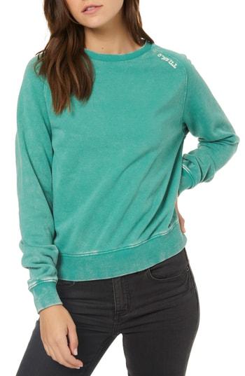 Women's O'neill Sea La Vie Sweatshirt - Green