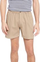 Men's Vintage 1946 Snappers Elastic Waist 5.5 Inch Stretch Shorts - Beige