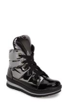 Women's Jog Dog Waterproof Quilted Black & Gold Sneaker Boot Us / 37eu - Metallic