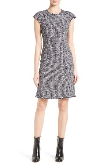 Women's Rebecca Taylor Sleeveless Confetti Tweed Dress