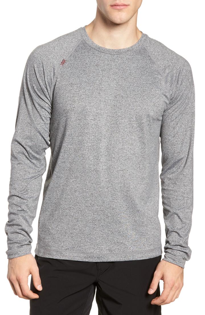 Men's Rhone Reign Raglan Sleeve T-shirt, Size - Grey