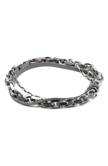 Men's Title Of Work Triple Wrap Bracelet