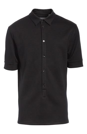 Men's Helmut Lang Elongated Placket Polo