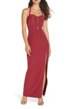 Women's Wayf The Sydney Convertible Halter Dress - Red