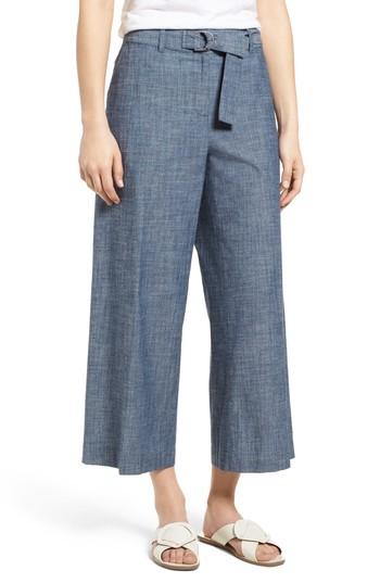 Women's Kenneth Cole New York Wide Leg Crop Pants - Blue