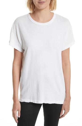 Women's The Great. Graphic Cotton Tee - White