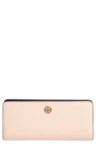 Women's Tory Burch Robinson Saffiano Leather Continental Wallet - Pink