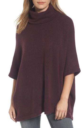 Women's Caslon Cowl Neck Sweater Poncho