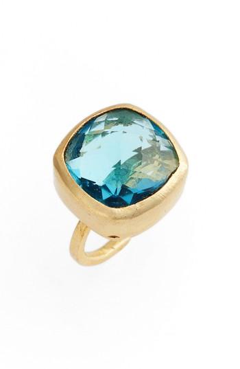 Women's Elise M. Amelie Blue Topaz Ring