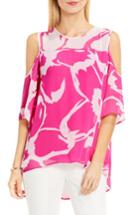 Women's Vince Camuto Cold Shoulder Floral Blouse
