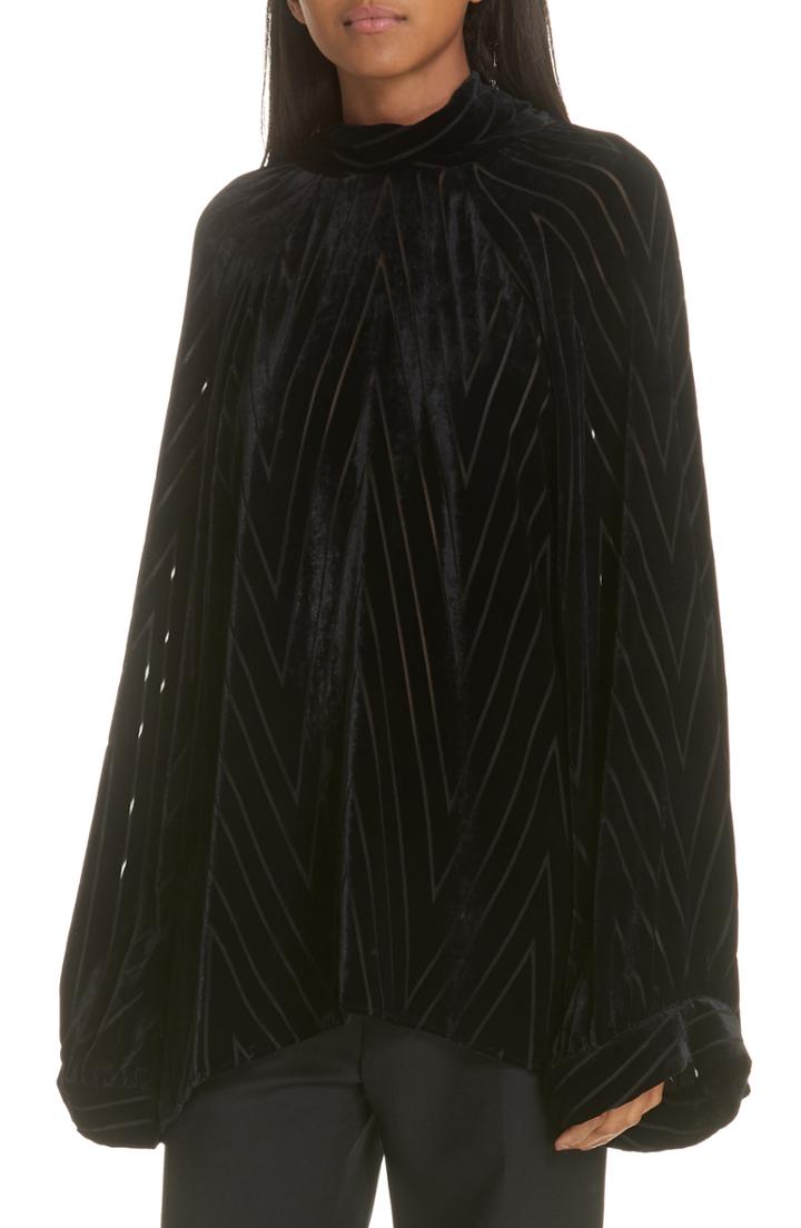 Women's Nili Lotan Elianna Velvet Top