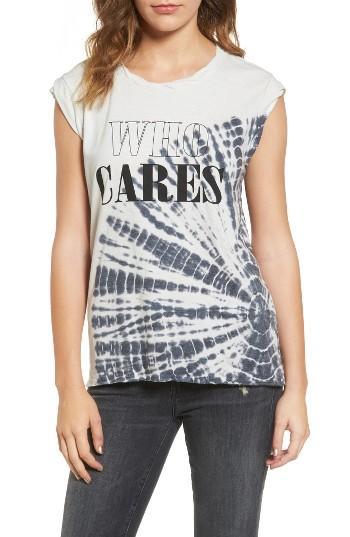 Women's Pam & Gela Frankie - Who Cares Tie Dye Tee