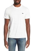 Men's Lacoste Dotted Stripe T-shirt (m) - White