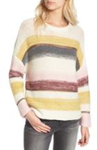 Women's Rails Daphne Stripe Wool & Cashmere Sweater - Pink