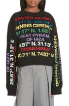 Women's Smythe Hand Knit Intarsia Granny Cardigan