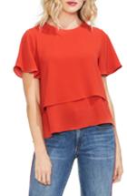 Women's Vince Camuto Tiered Top - Red