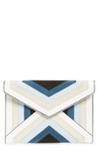 Rebecca Minkoff Leo Chevron Stripe Envelope Clutch -