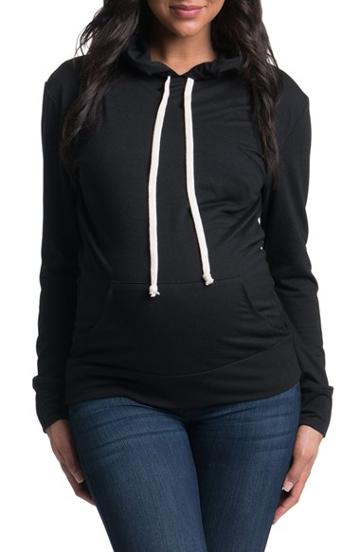 Women's Bun Maternity 'cozy' Maternity/nursing Hoodie